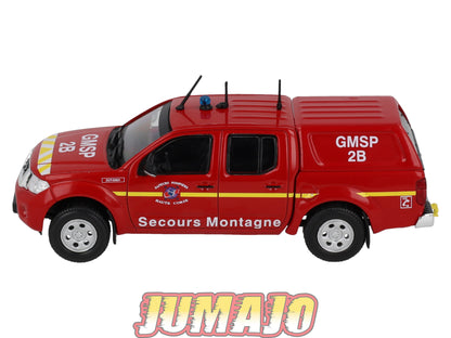 CPL50 Véhicules Légers Pompiers 1/43 Hachette IXO Nissan Navarra GMSP Technamm