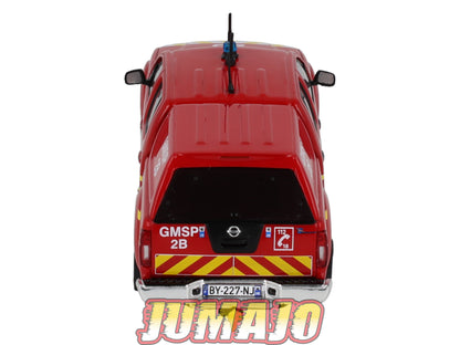 CPL50 Véhicules Légers Pompiers 1/43 Hachette IXO Nissan Navarra GMSP Technamm