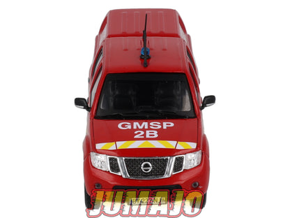 CPL50 Véhicules Légers Pompiers 1/43 Hachette IXO Nissan Navarra GMSP Technamm