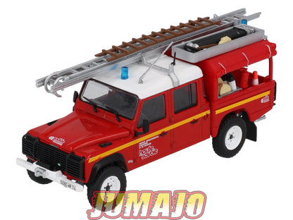 CPL57 Véhicules Légers Pompiers 1/43 Hachette IXO Land Rover 130 VTU Galin