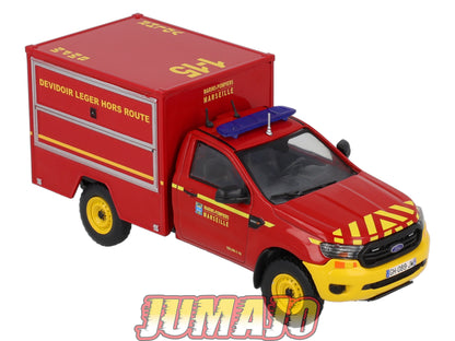 CPL58 Véhicules Légers Pompiers 1/43 Hachette IXO Ford Ranger VDLHR SPAC