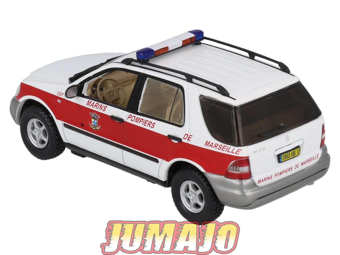 CPL61 Véhicules Légers Pompiers 1/43 Hachette IXO Mercedes Benz ML VL BMPM