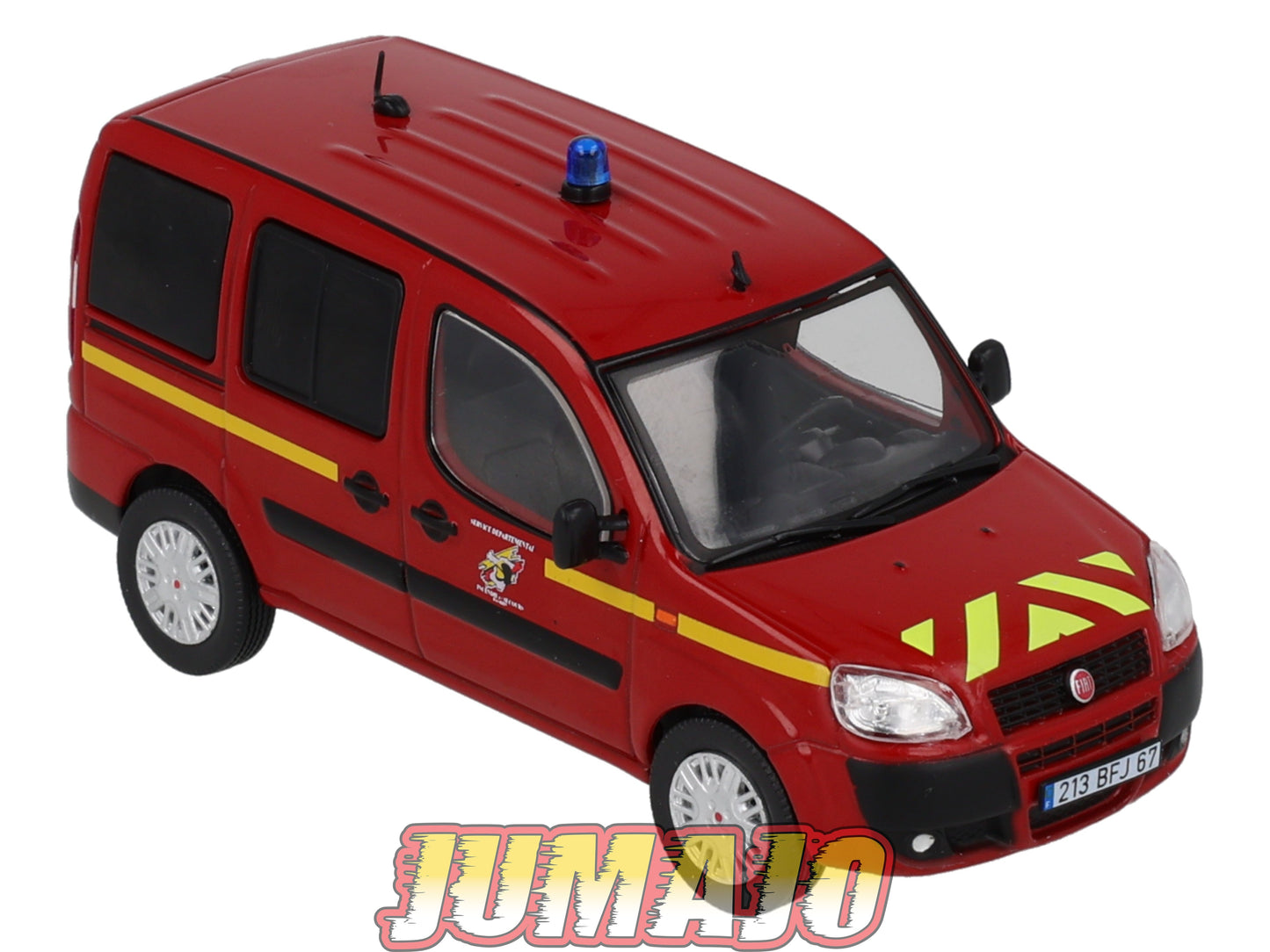 CPL62 Véhicules Légers Sapeurs Pompiers 1/43 Hachette IXO Fiat Doblo VLCDG Bas-Rhin