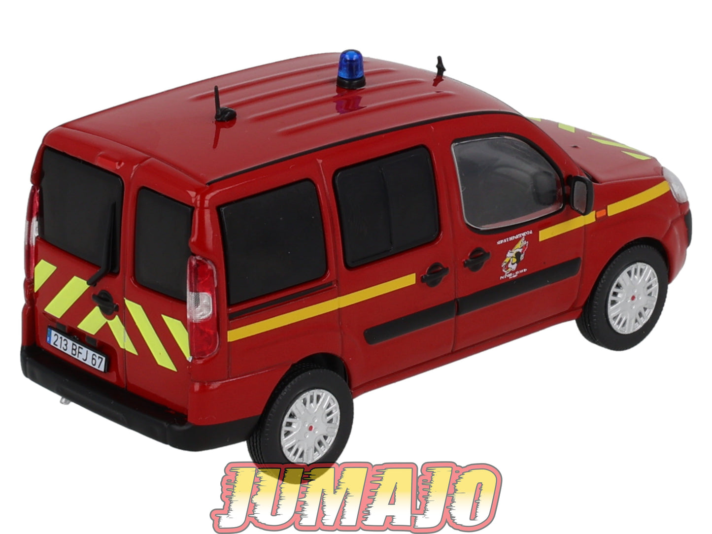 CPL62 Véhicules Légers Sapeurs Pompiers 1/43 Hachette IXO Fiat Doblo VLCDG Bas-Rhin
