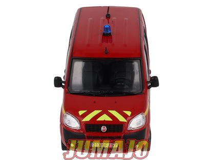 CPL62 Véhicules Légers Sapeurs Pompiers 1/43 Hachette IXO Fiat Doblo VLCDG Bas-Rhin