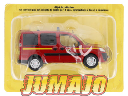 CPL62 Véhicules Légers Sapeurs Pompiers 1/43 Hachette IXO Fiat Doblo VLCDG Bas-Rhin