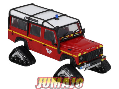CPL66 Véhicules Légers Sapeurs Pompiers 1/43 Hachette IXO Land Rover Defender VLHR sur chenille