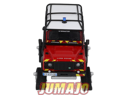 CPL66 Véhicules Légers Sapeurs Pompiers 1/43 Hachette IXO Land Rover Defender VLHR sur chenille
