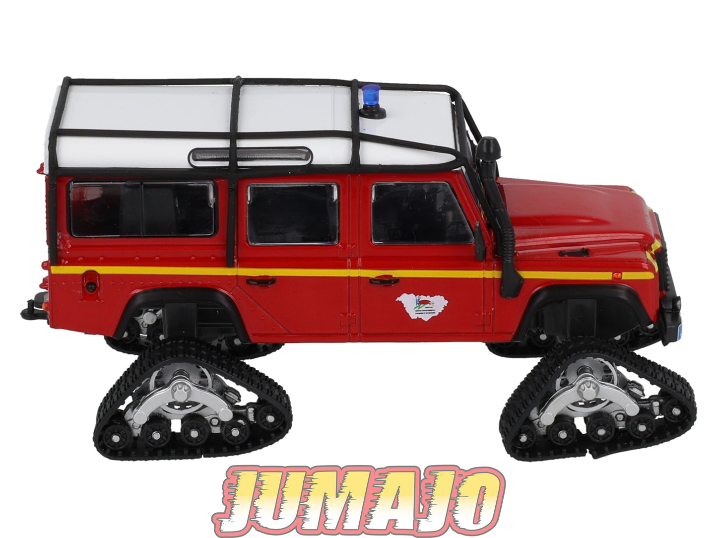 CPL66 Véhicules Légers Sapeurs Pompiers 1/43 Hachette IXO Land Rover Defender VLHR sur chenille