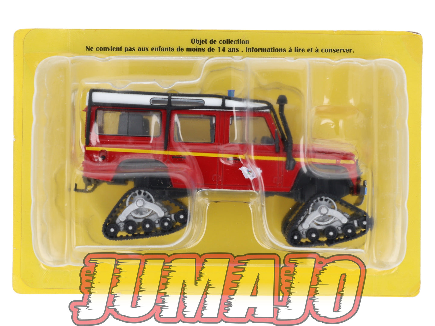 CPL66 Véhicules Légers Sapeurs Pompiers 1/43 Hachette IXO Land Rover Defender VLHR sur chenille