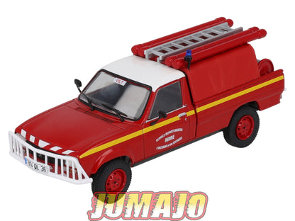 CPL67 Véhicules Légers Sapeurs Pompiers 1/43 Hachette IXO Peugeot 504 Pick-up Dangel CCFL Picot