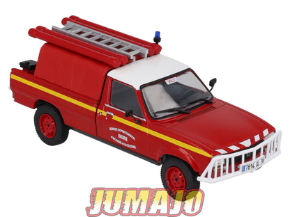 CPL67 Véhicules Légers Sapeurs Pompiers 1/43 Hachette IXO Peugeot 504 Pick-up Dangel CCFL Picot