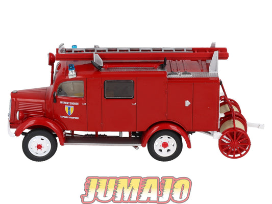 CPL68 Véhicules Légers Pompiers 1/43 Hachette IXO Mercedes-Benz L 1500 LF 8 Haut-Rhin