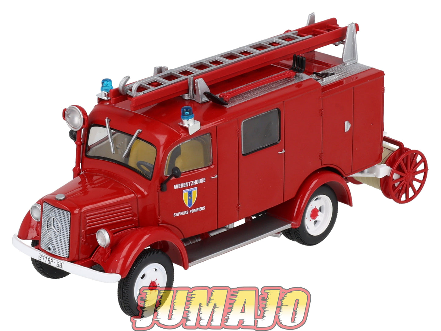 CPL68 Véhicules Légers Pompiers 1/43 Hachette IXO Mercedes-Benz L 1500 LF 8 Haut-Rhin