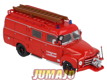 CPL69 Véhicules Légers Pompiers 1/43 Hachette IXO Opel Blitz 330 LF8 TS fourgon Metz