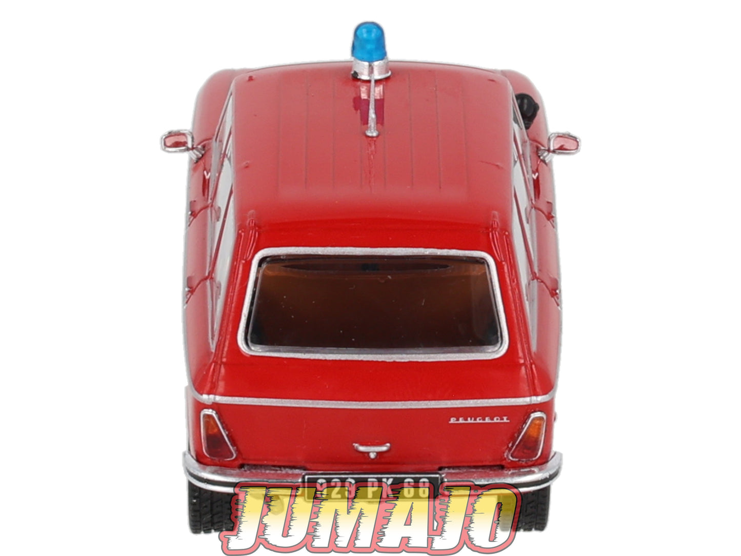 CPL72 Vehicules Legers Pompiers 1/43 Hachette Peugeot 204 Break SDIS Haut-Rhin