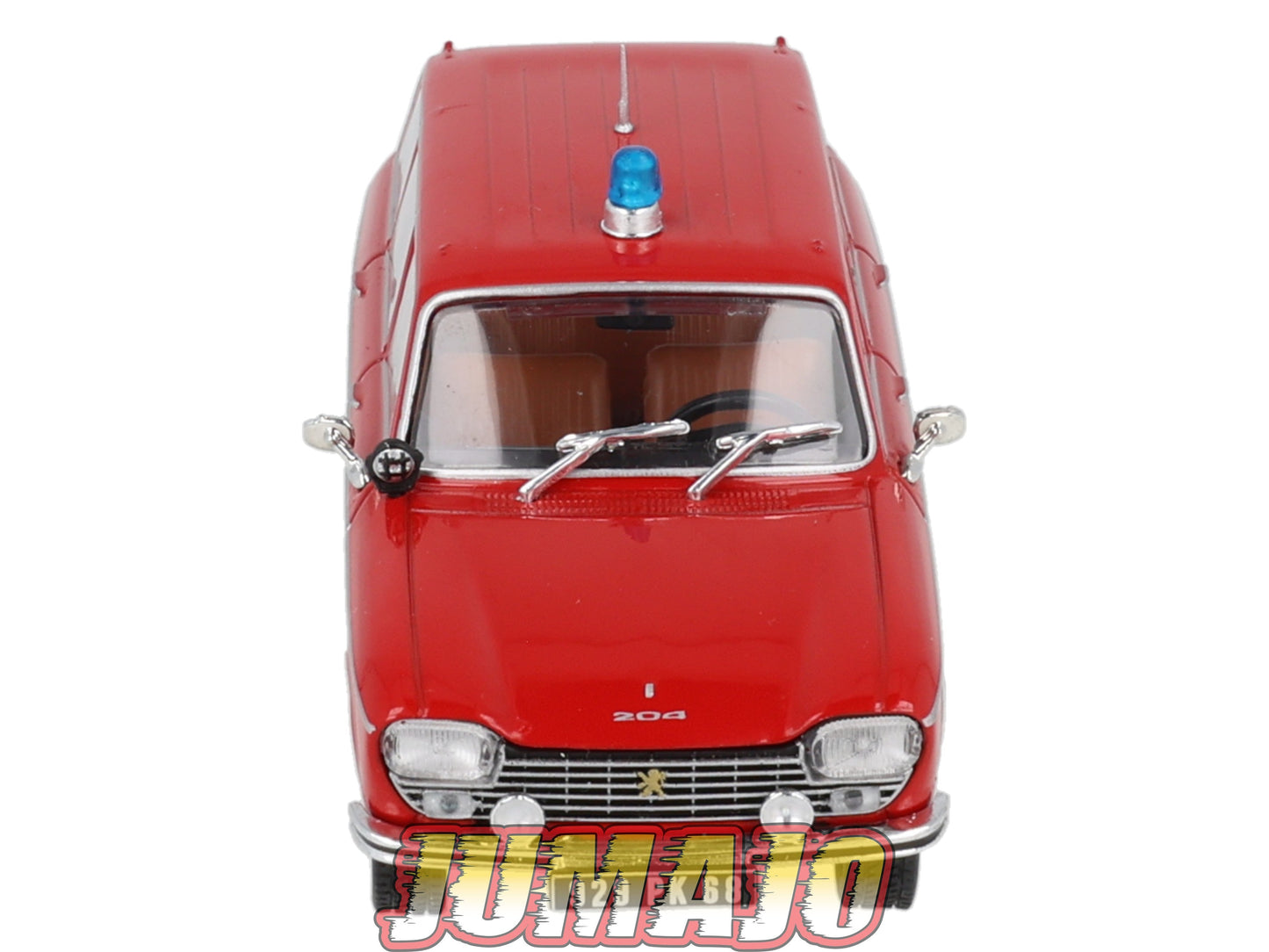 CPL72 Vehicules Legers Pompiers 1/43 Hachette Peugeot 204 Break SDIS Haut-Rhin