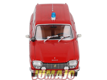 CPL72 Vehicules Legers Pompiers 1/43 Hachette Peugeot 204 Break SDIS Haut-Rhin
