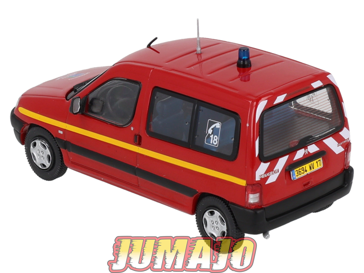CPL74 Véhicules Légers Pompiers 1/43 Hachette IXO Peugeot Partner 1999 SDIS