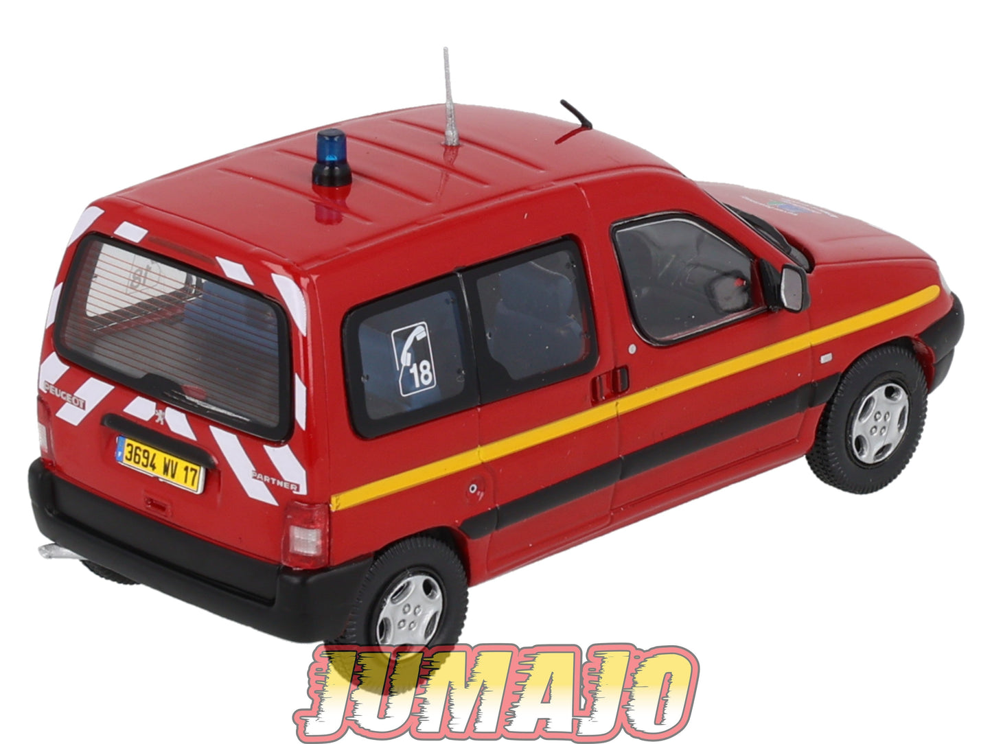 CPL74 Véhicules Légers Pompiers 1/43 Hachette IXO Peugeot Partner 1999 SDIS