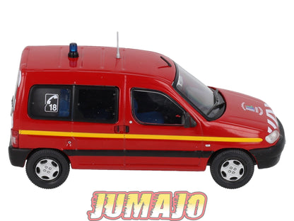 CPL74 Véhicules Légers Pompiers 1/43 Hachette IXO Peugeot Partner 1999 SDIS