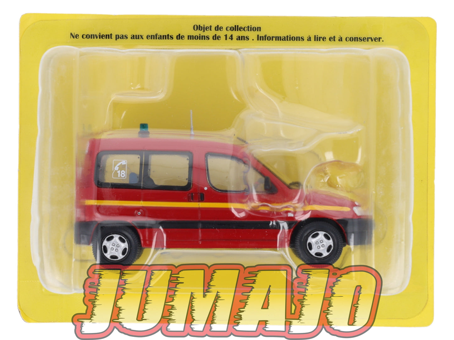 CPL74 Véhicules Légers Pompiers 1/43 Hachette IXO Peugeot Partner 1999 SDIS