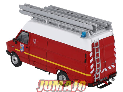 CPL75 Véhicules Légers Sapeurs Pompiers 1/43 Hachette IXO Iveco Daily 40-8 VTU 1989 SDIS