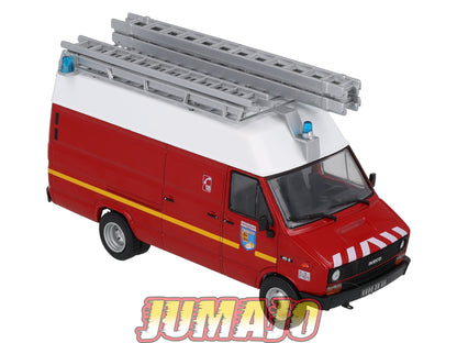 CPL75 Véhicules Légers Sapeurs Pompiers 1/43 Hachette IXO Iveco Daily 40-8 VTU 1989 SDIS
