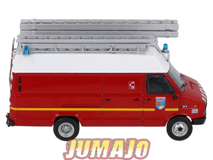 CPL75 Véhicules Légers Sapeurs Pompiers 1/43 Hachette IXO Iveco Daily 40-8 VTU 1989 SDIS