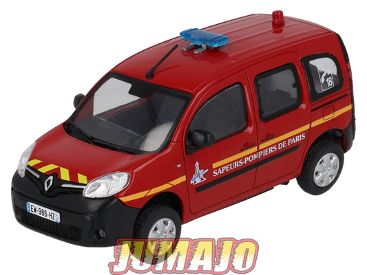 CPL76 Véhicules Légers Sapeurs Pompiers 1/43 Hachette IXO Renault Kangoo II SPVL 2013