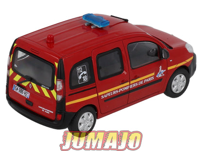 CPL76 Véhicules Légers Sapeurs Pompiers 1/43 Hachette IXO Renault Kangoo II SPVL 2013