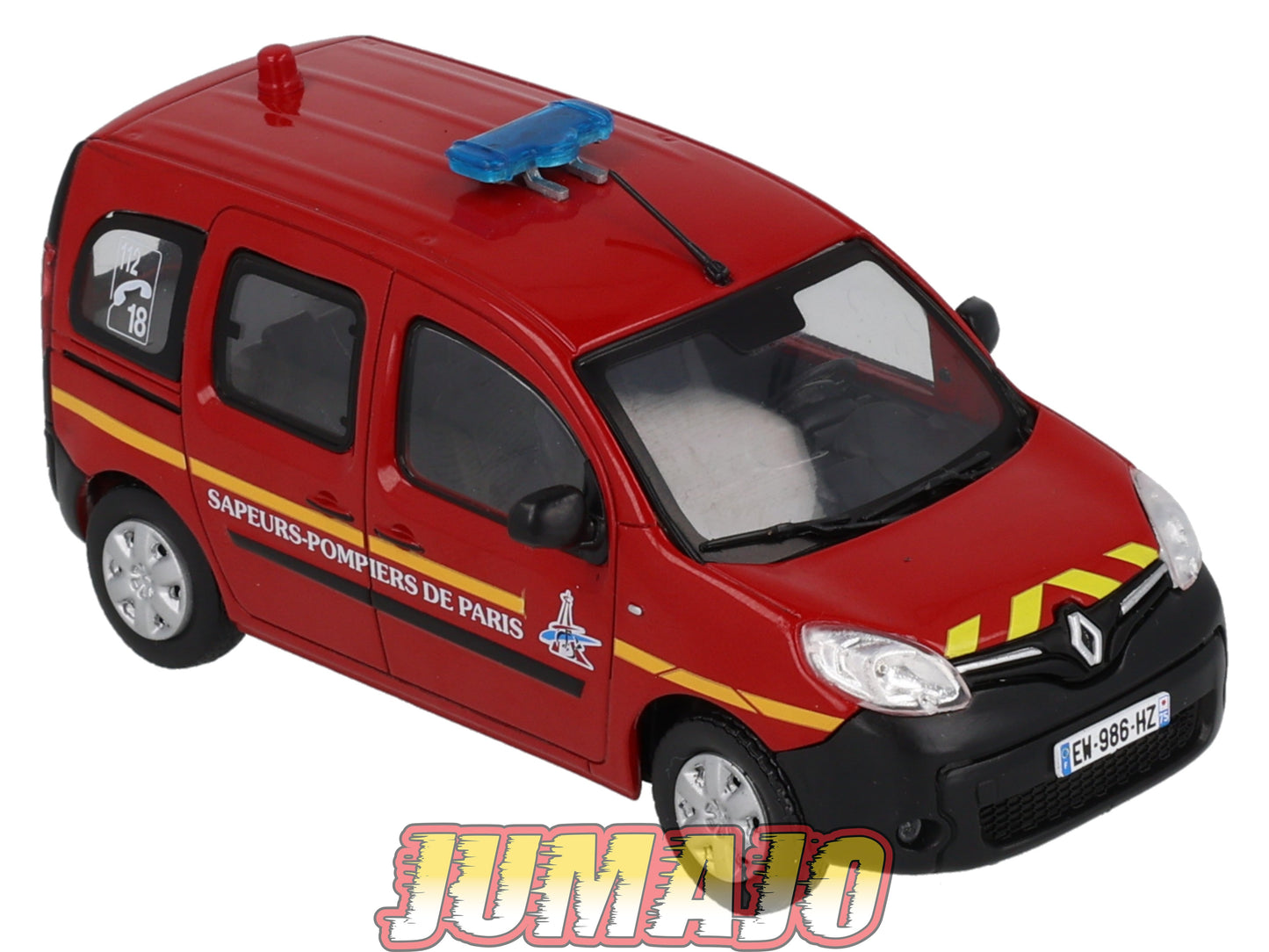 CPL76 Véhicules Légers Sapeurs Pompiers 1/43 Hachette IXO Renault Kangoo II SPVL 2013