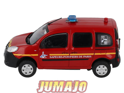 CPL76 Véhicules Légers Sapeurs Pompiers 1/43 Hachette IXO Renault Kangoo II SPVL 2013