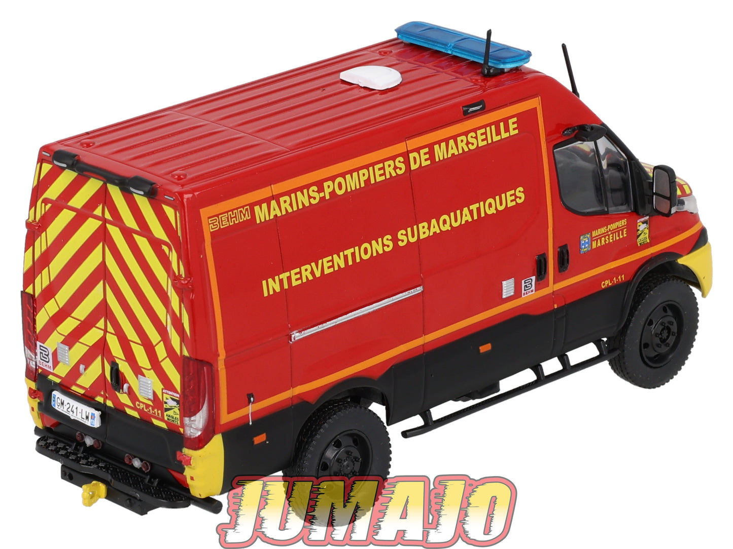 CPL77 Véhicules Légers Sapeurs Pompiers 1/43 Hachette IXO VPL IVECO 4X4 Véhicule plongeur Marins Pompiers Marseille