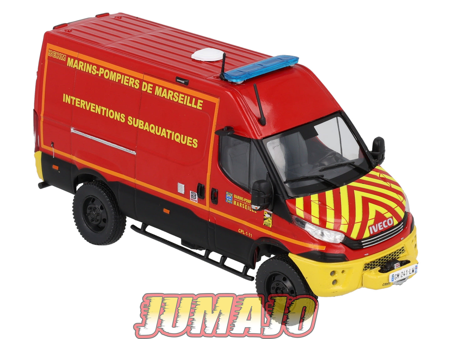 CPL77 Véhicules Légers Sapeurs Pompiers 1/43 Hachette IXO VPL IVECO 4X4 Véhicule plongeur Marins Pompiers Marseille
