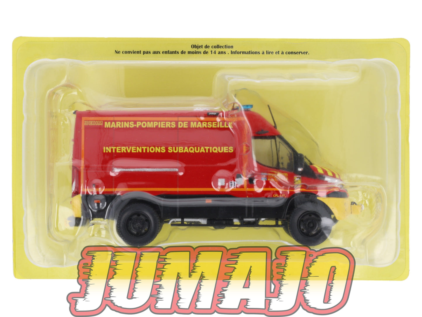 CPL77 Véhicules Légers Sapeurs Pompiers 1/43 Hachette IXO VPL IVECO 4X4 Véhicule plongeur Marins Pompiers Marseille
