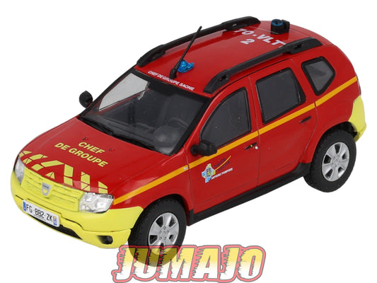 CPL78 Véhicules Légers Sapeurs Pompiers 1/43 Hachette IXO VLCG Dacia Duster Haute-Saône