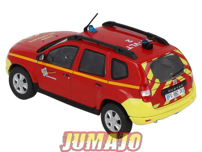 CPL78 Véhicules Légers Sapeurs Pompiers 1/43 Hachette IXO VLCG Dacia Duster Haute-Saône