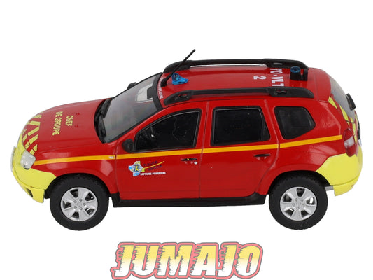 CPL78 Véhicules Légers Sapeurs Pompiers 1/43 Hachette IXO VLCG Dacia Duster Haute-Saône