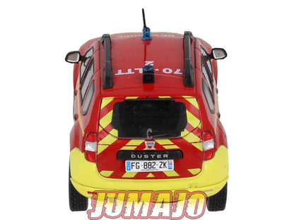 CPL78 Véhicules Légers Sapeurs Pompiers 1/43 Hachette IXO VLCG Dacia Duster Haute-Saône