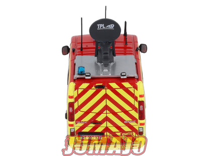 CPL79 Véhicules Légers Pompiers 1/43 Hachette IXO V.T-S.A.T Renault Trafic B.M.P.M