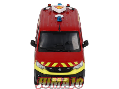 CPL80 Véhicules Légers Sapeurs Pompiers 1/43 Hachette IXO Peugeot Partner tôlé Comet Marins Pompiers Marseille