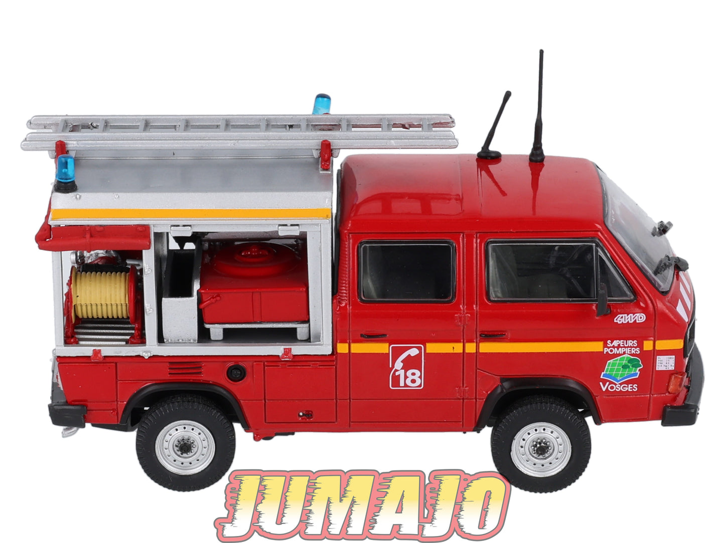 CPL9 Véhicules Légers Sapeurs Pompiers 1/43 Hachette VOLKSWAGEN T3 Syncro