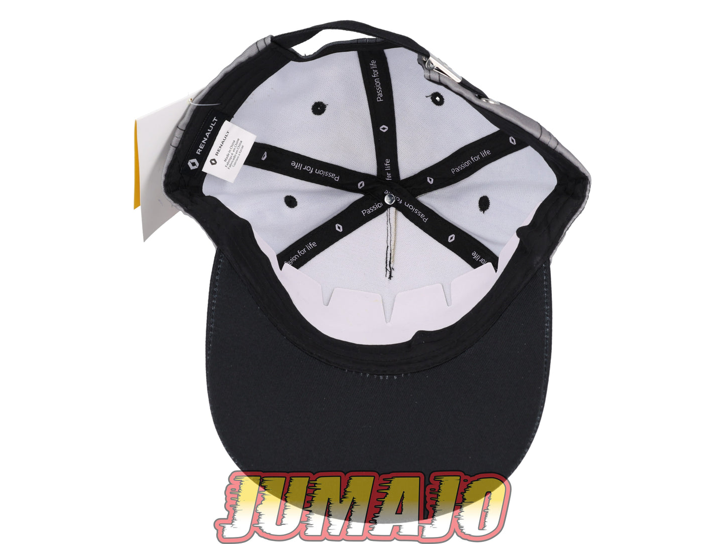 CQT2 Casquette Cap RENAULT TU réglable : Grise avec Logo Métal