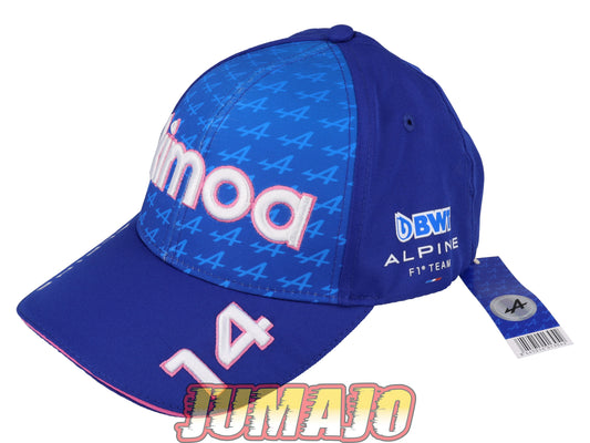 CQT3 Casquette Cap RENAULT TU réglable : Kimoa F Alonso #14 Alpine