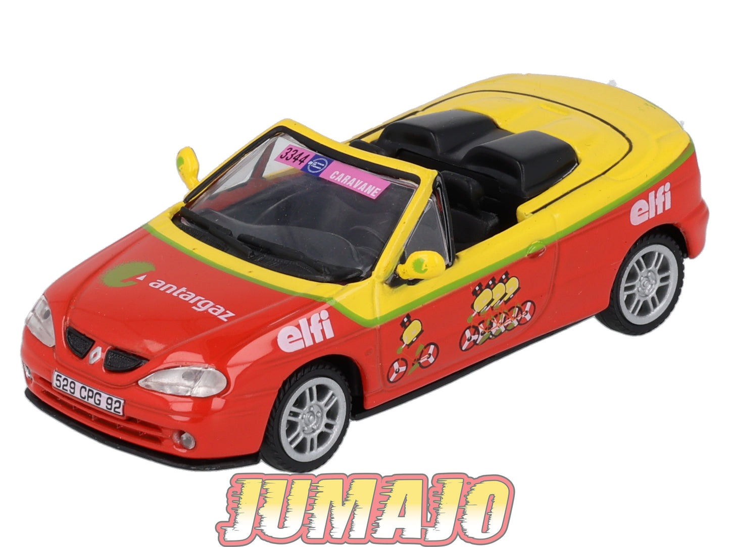 CTF13 1/43 NOREV Tour de France Caravane : RENAULT Mégane Cabriolet Antagaz 2001