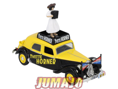CTF14 1/43 NOREV Tour de France Caravane : CITROËN Traction 15CV Yvette Horner