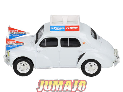 CTF15 1/43 NOREV Tour de France Caravane : RENAULT 4CV L'équipe 1948