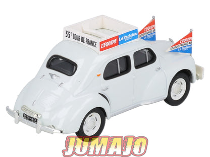 CTF15 1/43 NOREV Tour de France Caravane : RENAULT 4CV L'équipe 1948