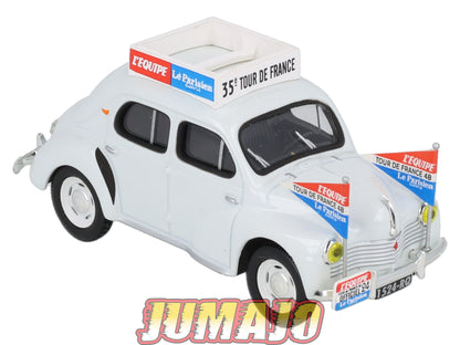 CTF15 1/43 NOREV Tour de France Caravane : RENAULT 4CV L'équipe 1948